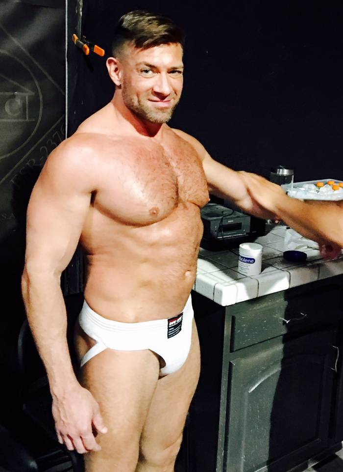 Bruce Beckham Gay Porn Star Muscle RagingStallion BTS 1