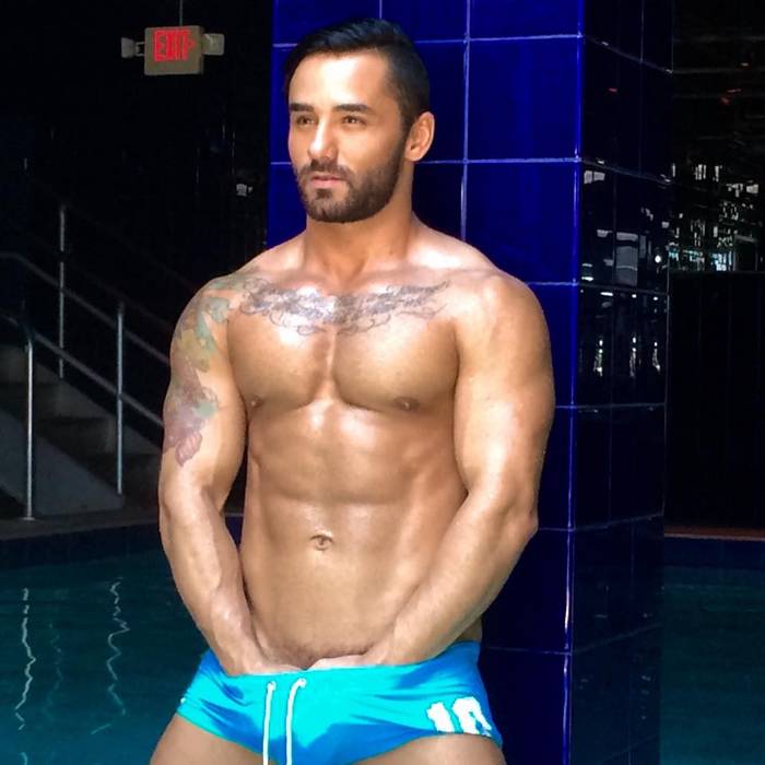 Bruno Bernal Gay Porn Star Muscle Flex Spas 6