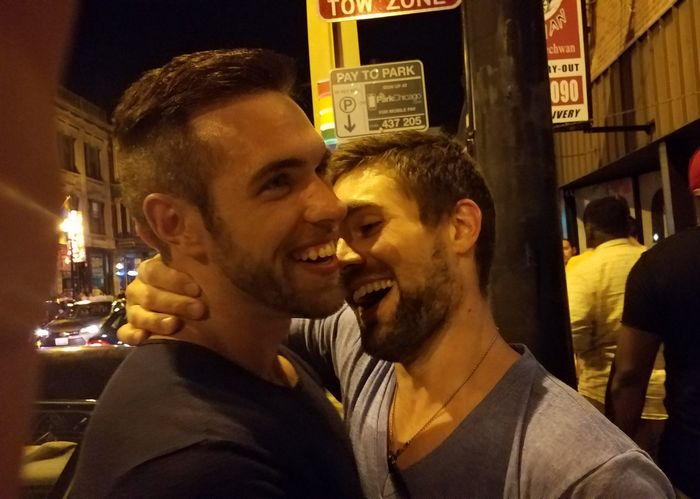 Gay Kiss Alex Mecum Griffin Barrows Porn Stars Pride 1