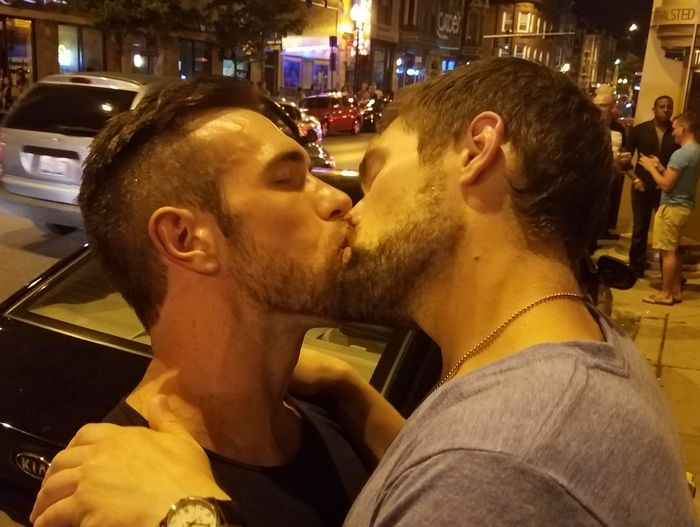 Gay Kiss Alex Mecum Griffin Barrows Porn Stars Pride 3