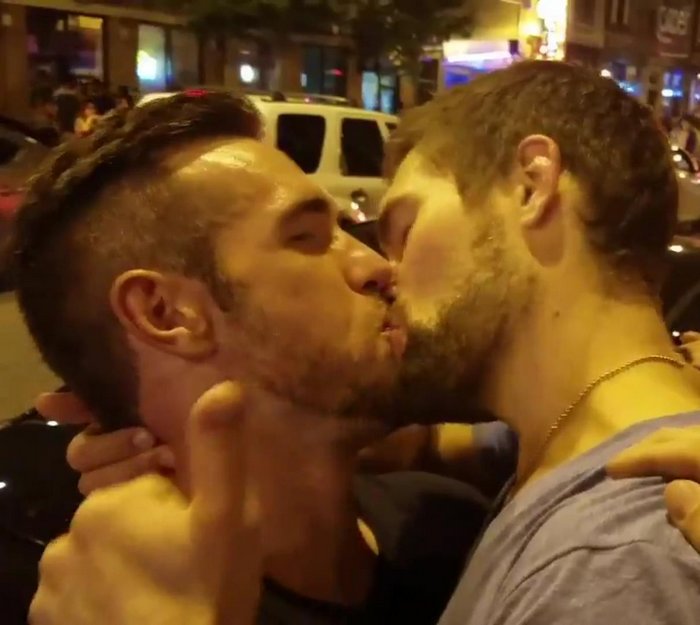 Gay Kiss Alex Mecum Griffin Barrows Porn Stars Pride