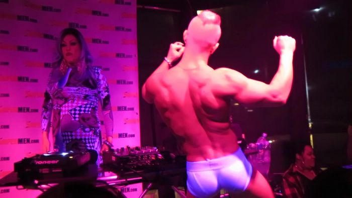 Gay Porn Stars Grabbys Kickoff Party 2016 Go-Go Dancing 5