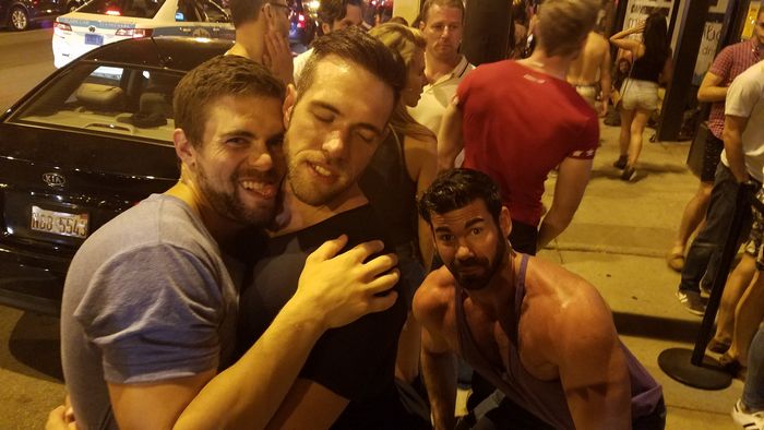 Gay Porn Stars Griffin Barrows Alex Mecum Billy Santoro Pride 2016b