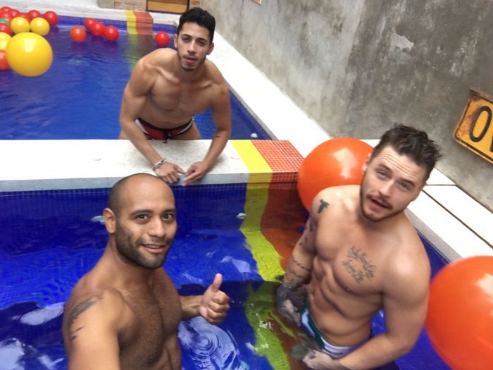 Gay Porn Stars LucasEnt Mexico BTS 1