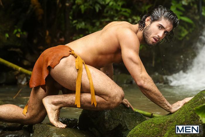 Tarzan Gay Porn Parody XXX Diego Sans Tobias Outdoor Sex Waterfall 2