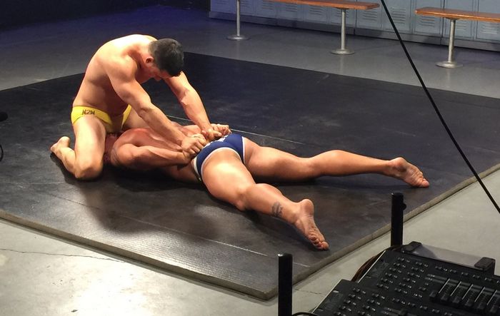 Tristan Baldwin Topher DiMaggio Gay Porn Wrestling Naked 1