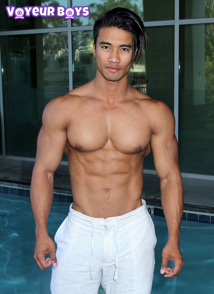 Ken Ott Asian Muscle Hunk Bodybuilder Porn Model 1
