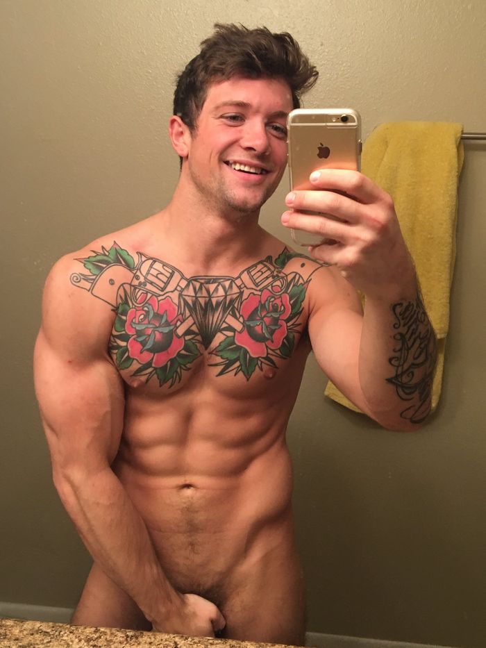 Sebastian Kross Gay Porn Star Naked Selfie 2