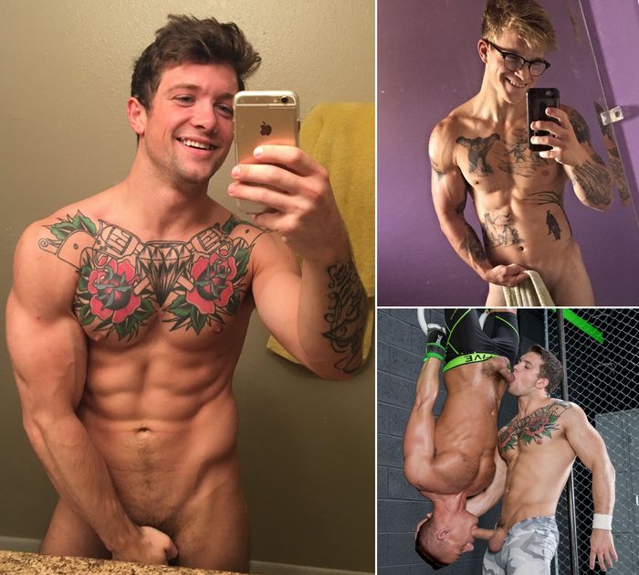 Sebastian Kross Gay Porn Star Naked Selfie Zach Rex Cameron