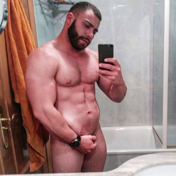 Diego Reyes Gay Porn Star Naked Selfie