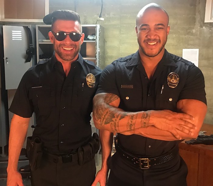 Bruce Beckham Jason Vario Police Uniform Gay Porn