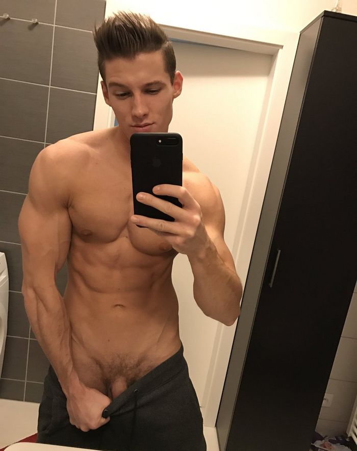 Jon Kael BelAmi Gay Porn Star Selfie Muscle Jock 1