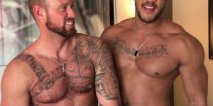 Jason Vario Michael Roman Muscular Gay Porn Stars