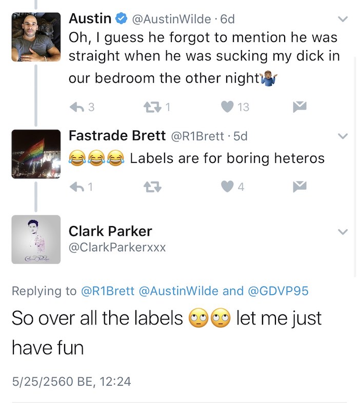 Clark Parker Austin Wilde Twitter Gay