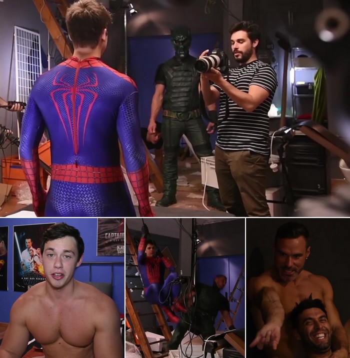 Spider-Man Gay Porn Parody Behind The Scenes