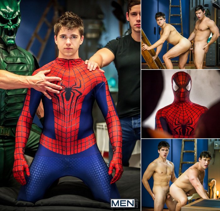 Amazing Spider Man Gay Porn - Will Braun and Tobias Flip-Fuck in Spider-Man: A Gay XXX Parody Part 1