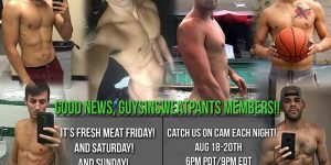 GuysInSweatpants Live Sex Shows Austin Wilde Jaime Steel Judas King Casey Jacks