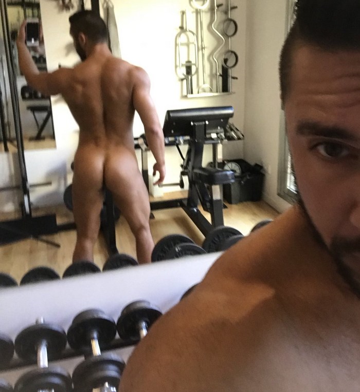 Seth Santoro Gay Porn Star Naked Selfie