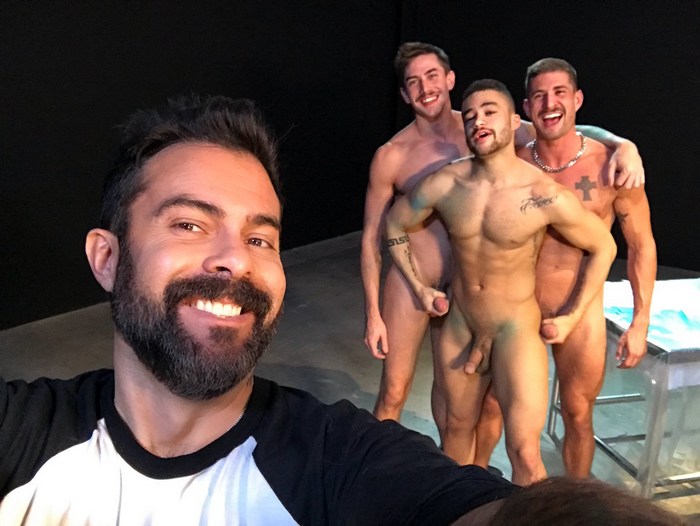 Gay Porn Behind The Scenes Sean Maygers Beaux Banks Jack Hunter
