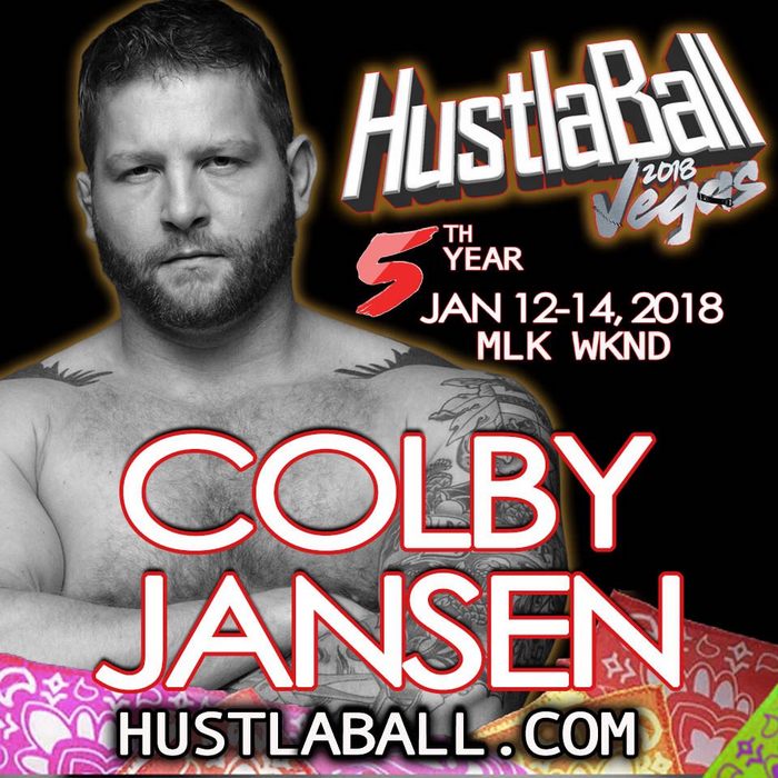 HustlaBall Las Vegas 2018 Gay Porn Star Colby Jansen
