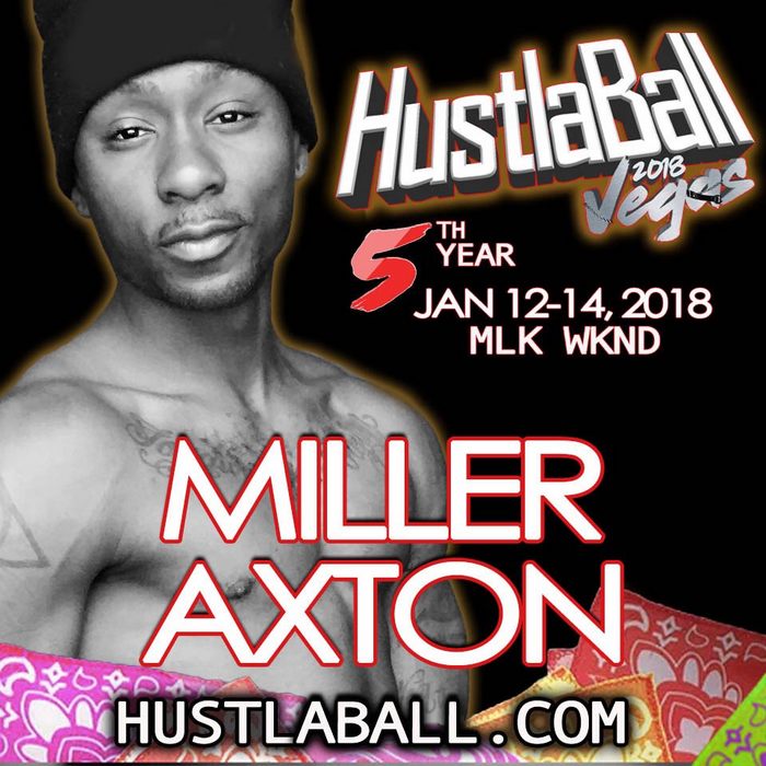HustlaBall Las Vegas 2018 Gay Porn Star Miller Axton