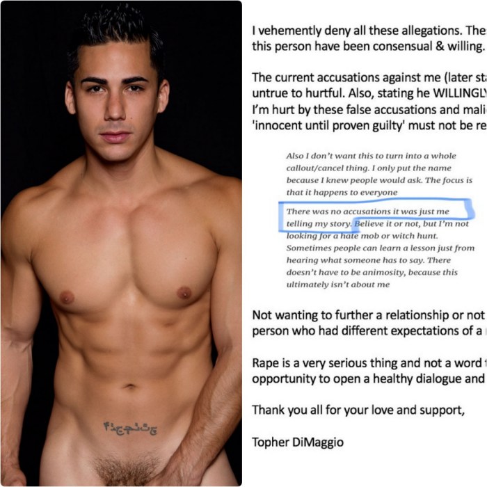 Topher DiMaggio Responds To Tegan Zayne GayPorn Star
