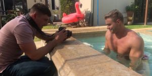 Colin Hart Gay Porn Star Muscle BTS