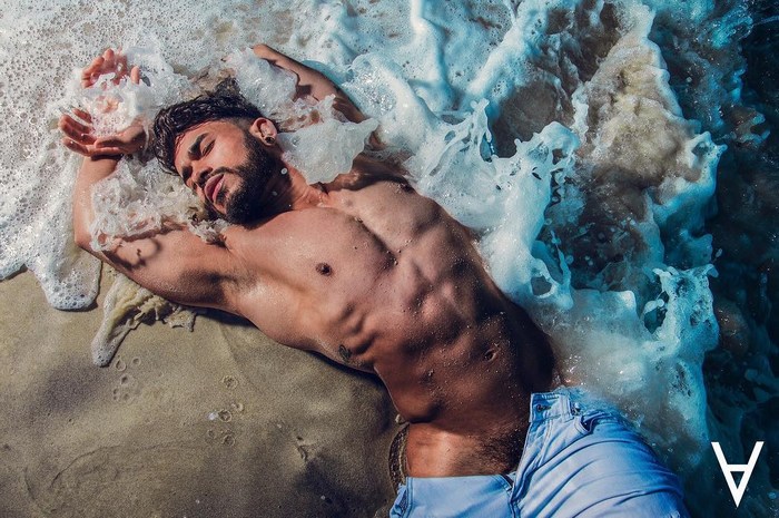 Pietro Duarte Gay Porn Star Muscle Bottom Shirtless Spanish Hunk 