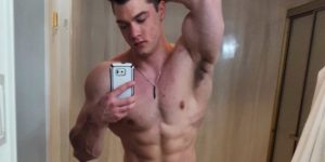 Collin Simpson Gay Porn Star Naked Selfie Big Cock Muscle XXX