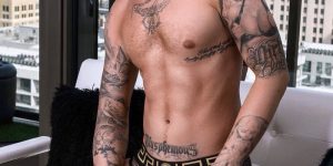 Danny Gunn Gay Porn Star Shirtless Tattoo