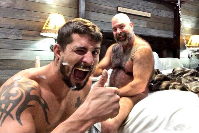 Muscle Bear Porn Sean Maygers Will Angell Liam Angell Gay Sex 