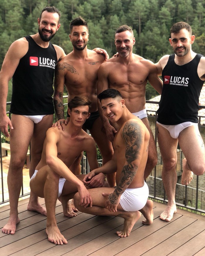 Gay Porn Stars Behind The Scenes Barcelona LucasEntertainment 