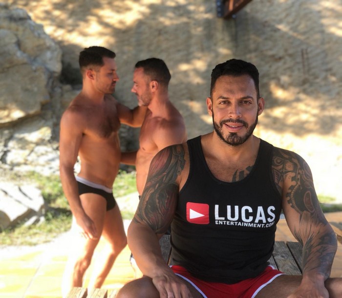 Gay Porn Stars Lucas Ent Behind The Scenes Barcelona 2018