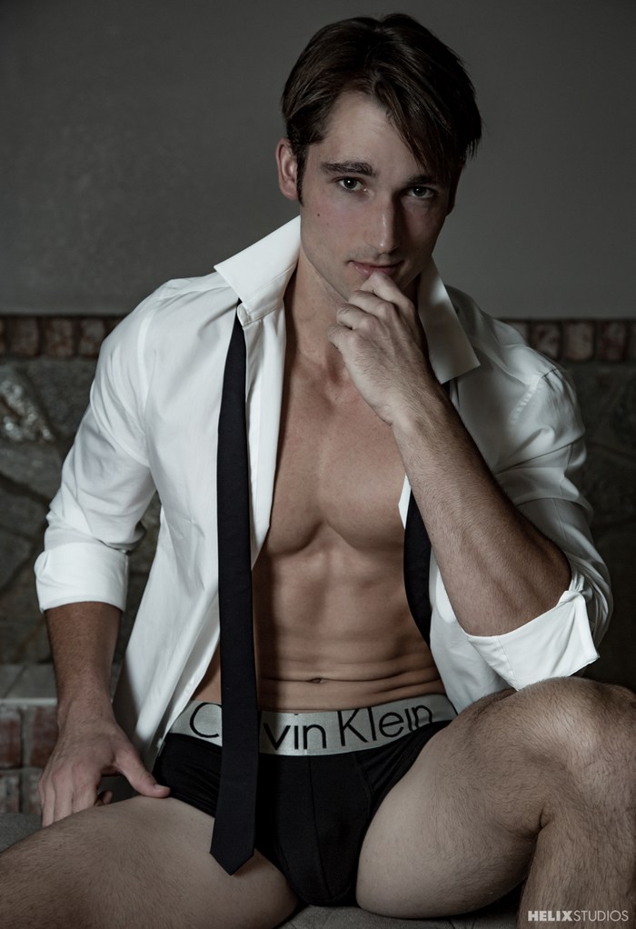 Luke Wilder Handsome Gay Porn Star Calvin Klein Underwear