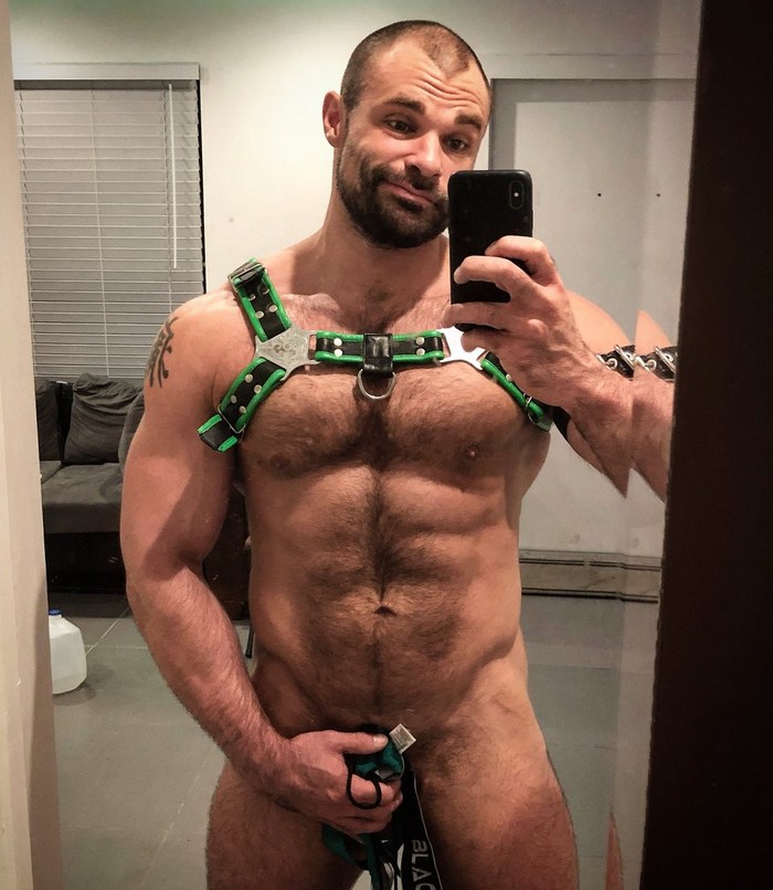 JaxxThanatos Gay Porn Star Leather Muscle Daddy 