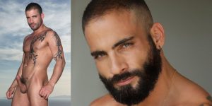 Edji Da Silva Gay Porn Star Beard Shirtless XXX