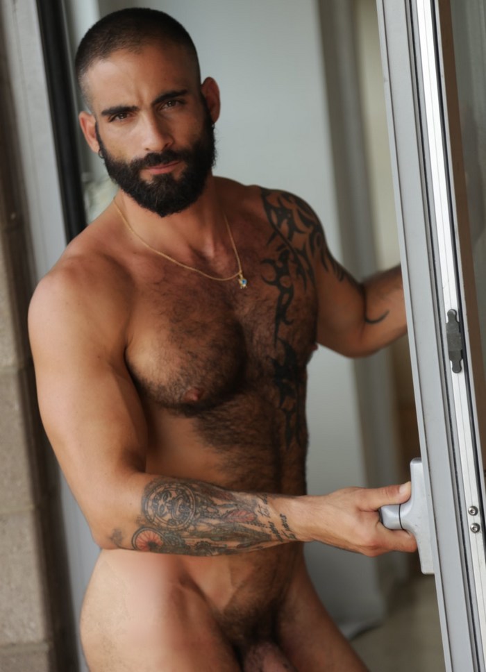 Edji Da Silva Gay Porn Star Naked Hairy Beard