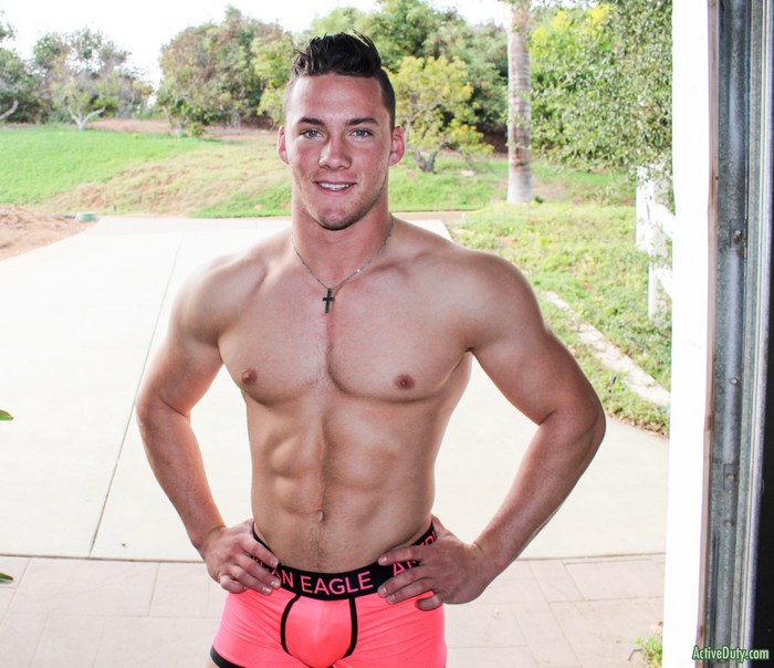 Jesse Kovac Gay Porn Star Muscle Hunk ActiveDuty 