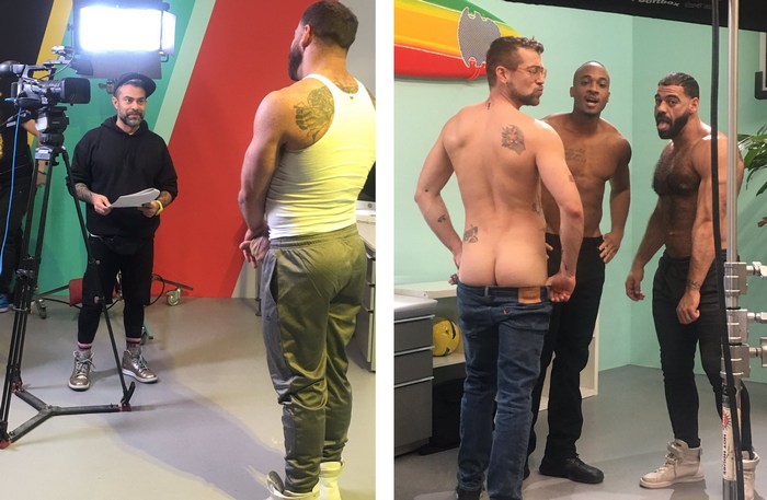 Gay Porn Behind The Scenes Ricky Larkin Trent King Jay Austin 