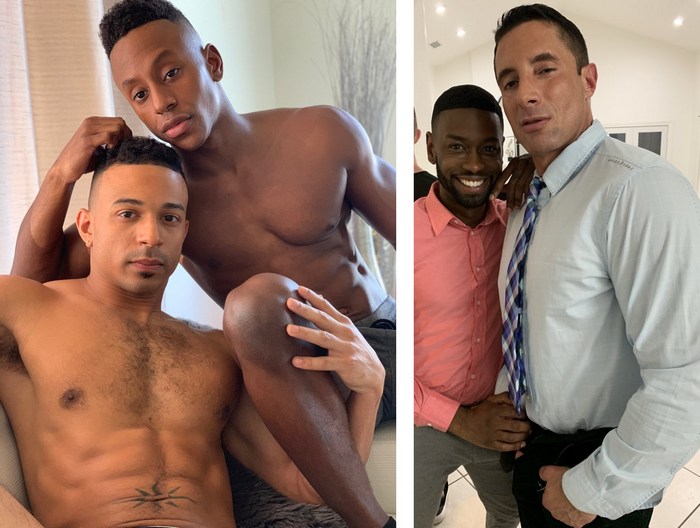 NoirMale Gay Porn Interracial Sex Behind The Scenes 