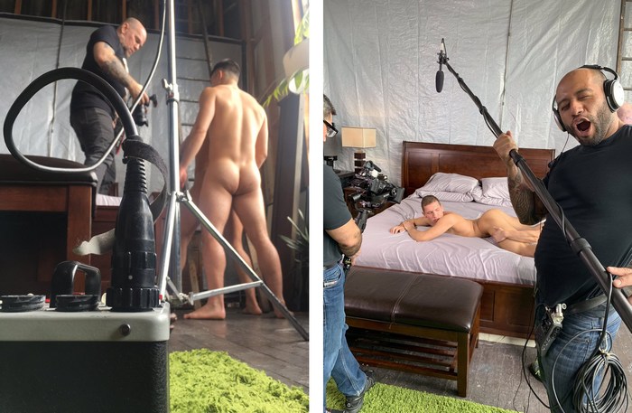 Gay Porn Behind The Scenes Colton Reece Hunter Smith 