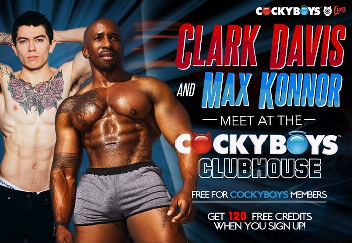 Clark Davis Max Konnor Gay Porn Cam Show 