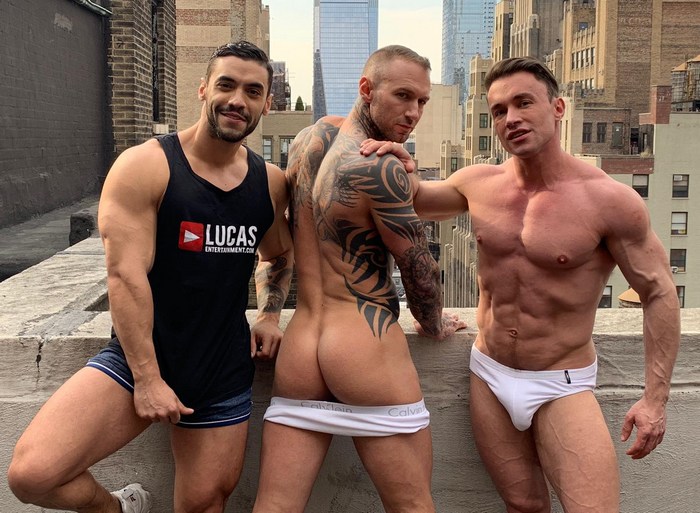 Gay Porn Stars Naked Behind The Scenes New York LucasEnt 2019