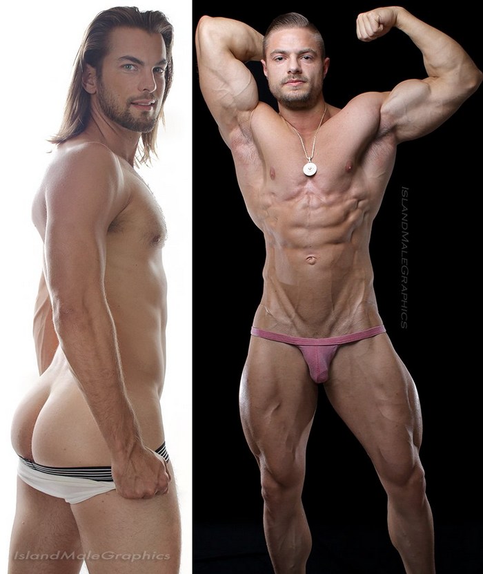 Malachi Marx Gay Porn Star Shirtless Muscle Hunk Tyson IslandMaleGraphics