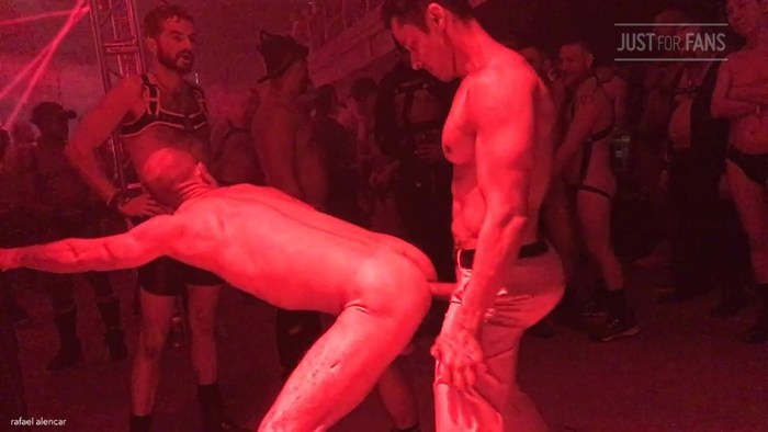 Rafael Alencar Gay Porn Black Party Public Sex
