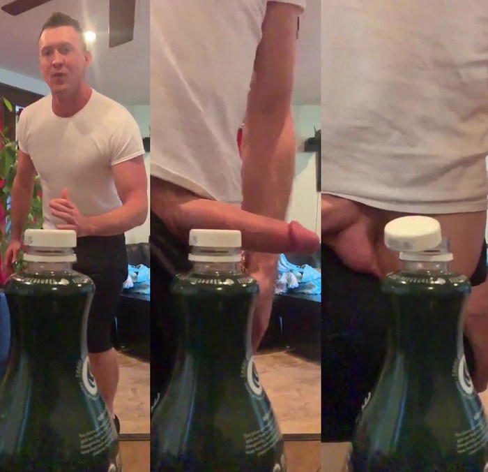 BottleCapChallenge Gay Porn Pierce Paris Big Dick