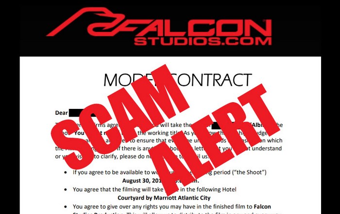 Falcon Studios Scam Alert