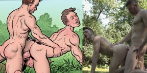 Growlboys Gay Porn Cartoon LeGrand Wolf Cole The Monster Fuck Like Rabbits XXX