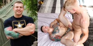 Mike Johnson Gay Porn Muscle Bottom Blake Effortley ActiveDuty XXX