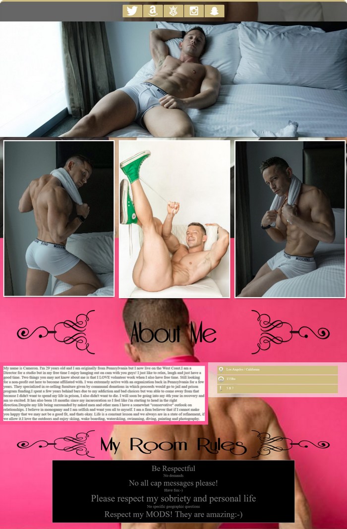 Cameron Dalile Tminus28 Gay Porn Star Chaturbate Cam Model